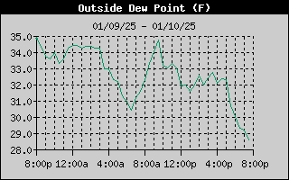 Outside Dewpoint History